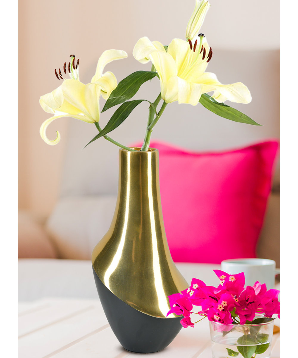 Mercer41 Siebolt Stainless Steel Table Vase | Wayfair